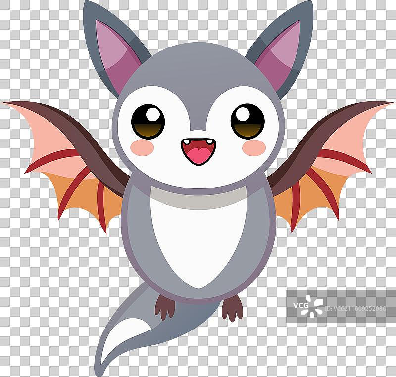 飞行的狐猴，可爱地微笑图片素材