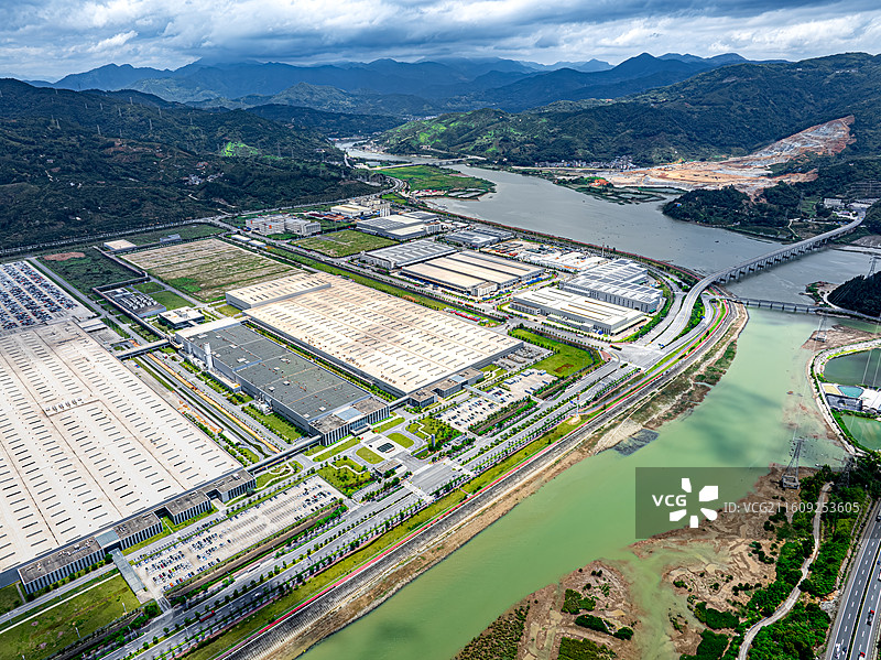 上海汽车集团 上汽宁德工厂 宁德三屿新能源汽车工业园 三都澳经济开发区上汽集团宁德工厂图片素材