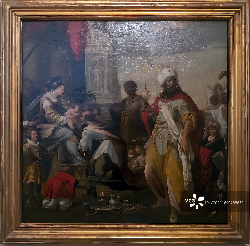 冬宫藏品：拉勒曼《三博士来朝》布面油画，图片素材