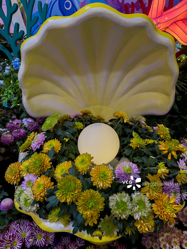 河南省开封市清明上河园风光图片素材