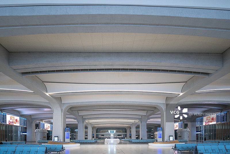 机场候机厅内景图片素材