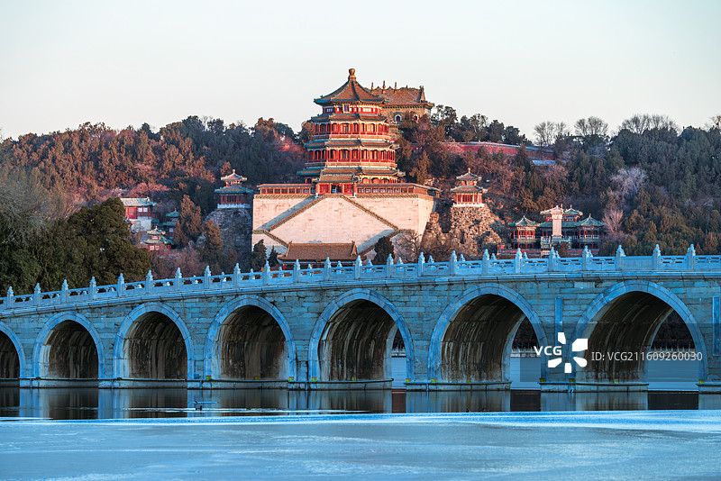 冬季颐和园图片素材