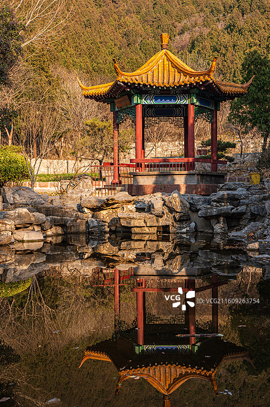 冬日-卧虎山&蝎子山图片素材