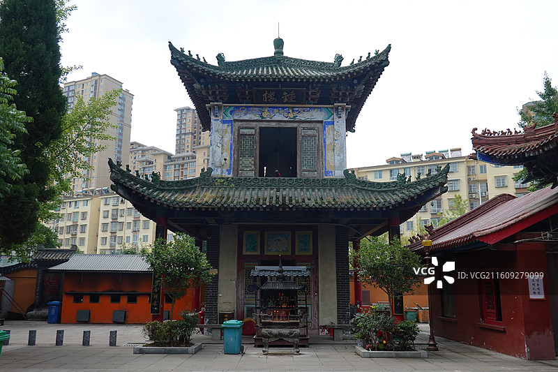 陕西省汉中市汉台区汉中万寿寺：钟楼图片素材