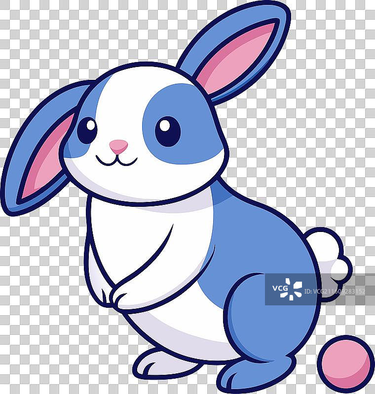 法国垂耳兔玩偶，可爱风格图片素材