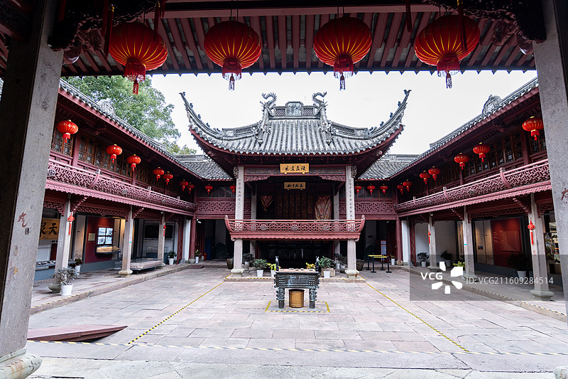 浙江宁波庆安会馆天后宫安澜会馆图片素材