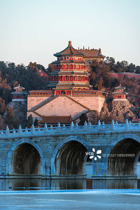 冬季颐和园图片素材
