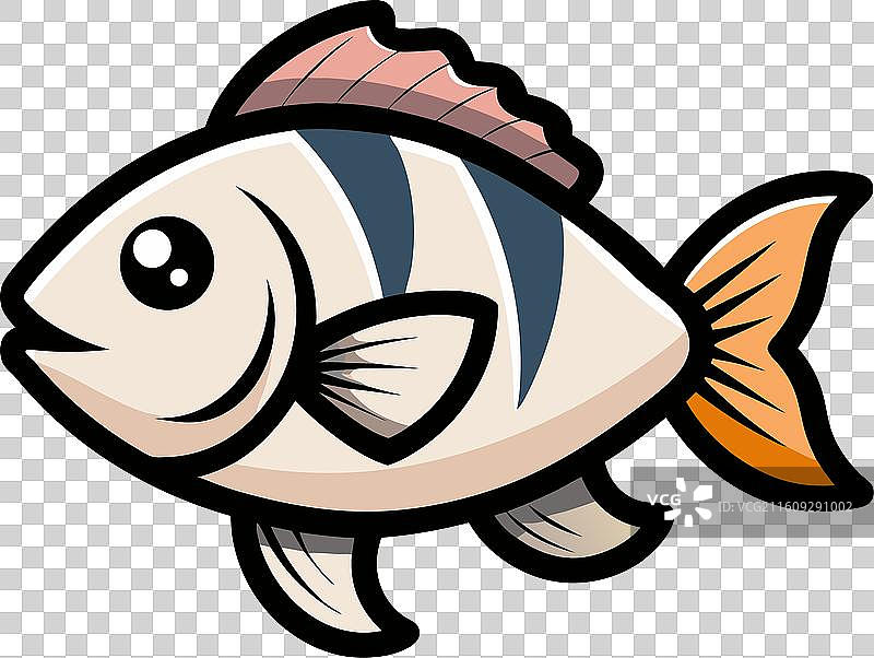 淡水鼓鱼敲击可爱图片素材