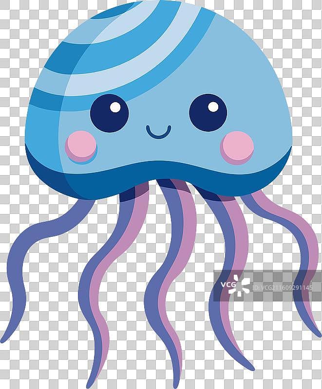 可爱的淡水水母图片素材