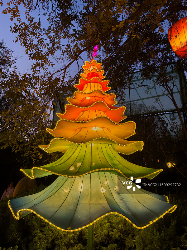 河南省开封市清明上河园风光图片素材