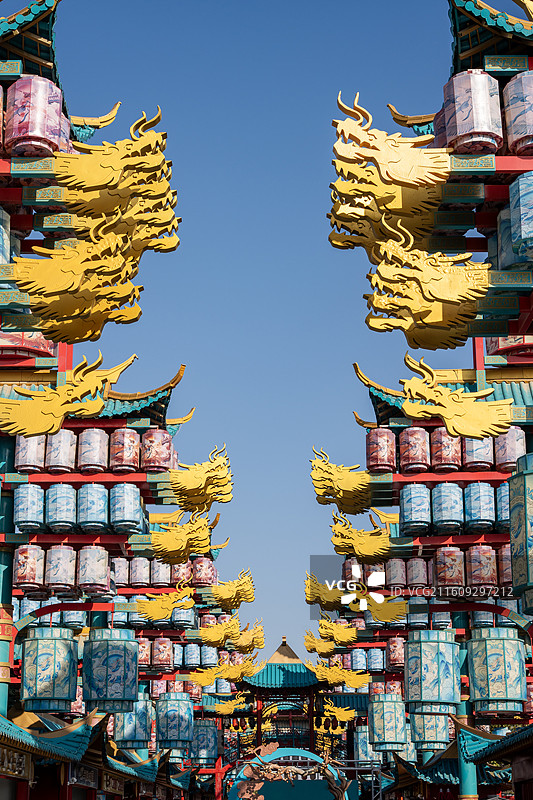 陕西省渭南市富平县中华郡文化旅游景区图片素材