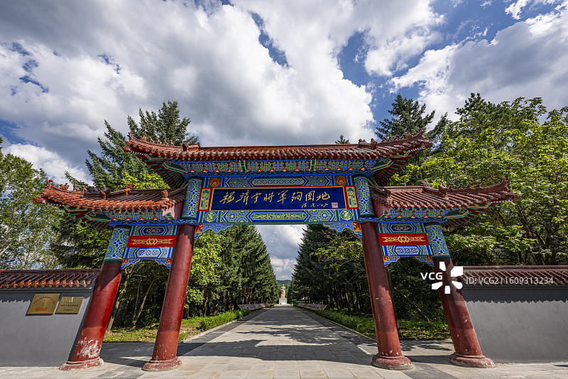 杨靖宇将军殉国地图片素材