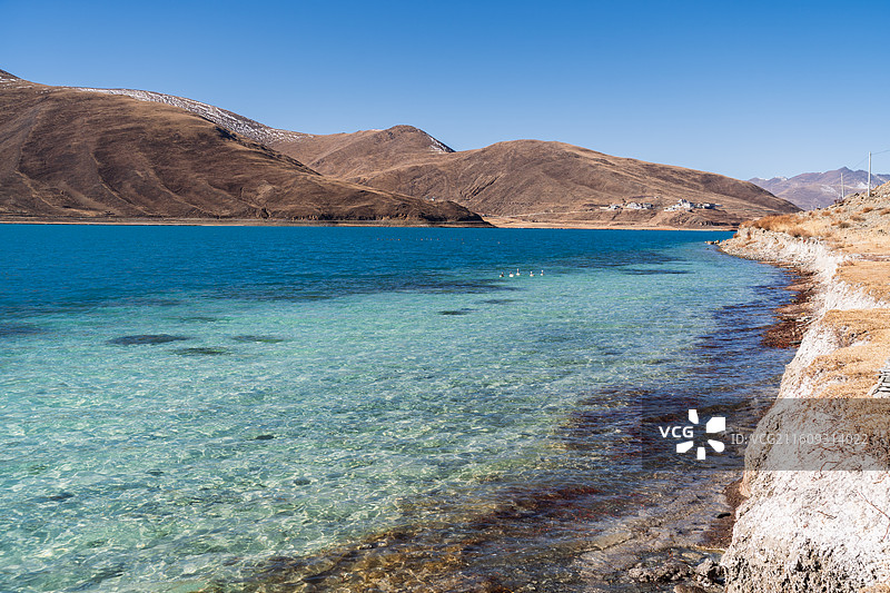 西藏 3 天 2 夜自驾：色季拉山口观南迦巴瓦日照金山，巴松措晨雾，羊卓雍措碧蓝，布达拉宫夜景映星空图片素材