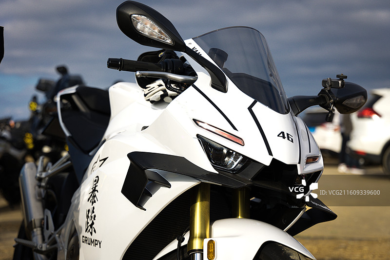 摩托车细部图片素材