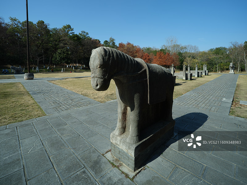 南京明孝陵孝陵卫图片素材