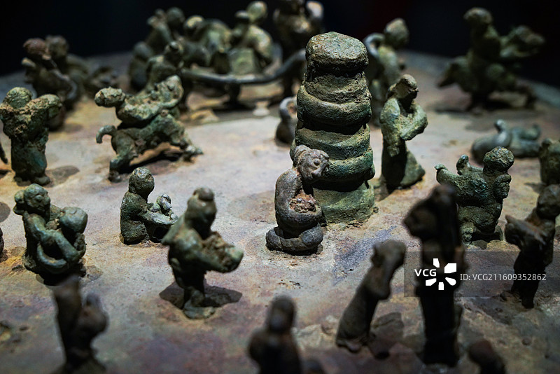 云南省博物馆滇文化常设展文物图片素材