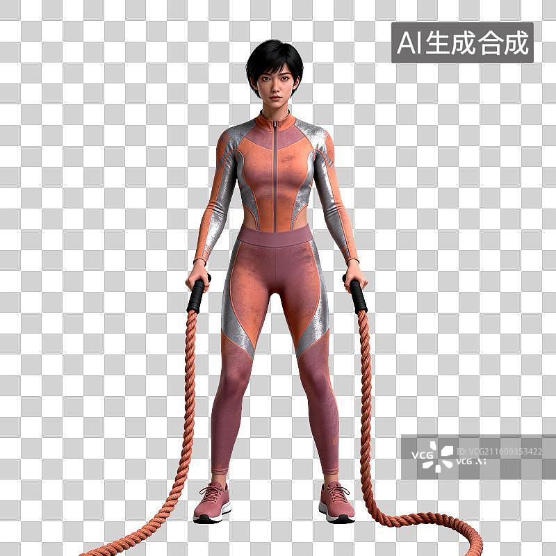 【AI数字艺术】战绳-体育健身运动健康锻炼养生图片素材