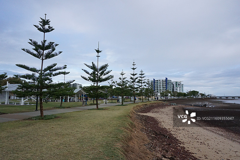 澳大利亚昆士兰州布里斯班雷德克里夫半岛景观图片素材