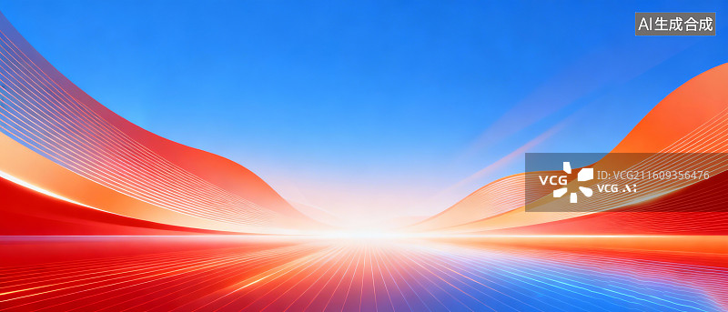 【AI数字艺术】马年年会背景，马年科技背景图片素材