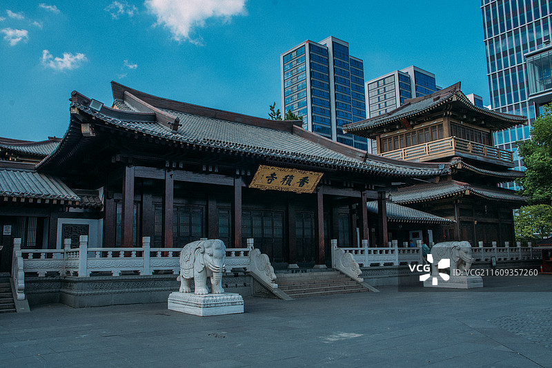 杭州 大兜路 香积寺图片素材