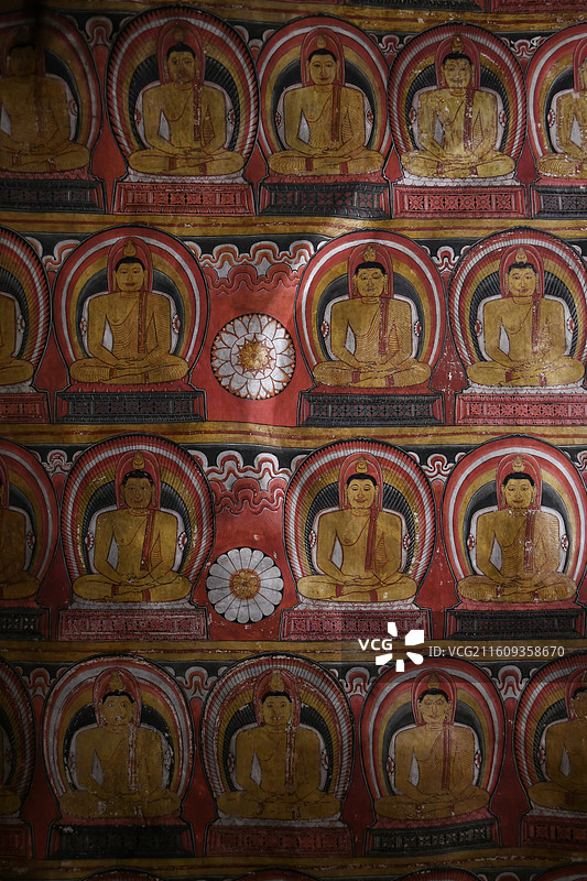 斯里兰卡丹布勒石窟寺 Dambulla Cave Temple图片素材