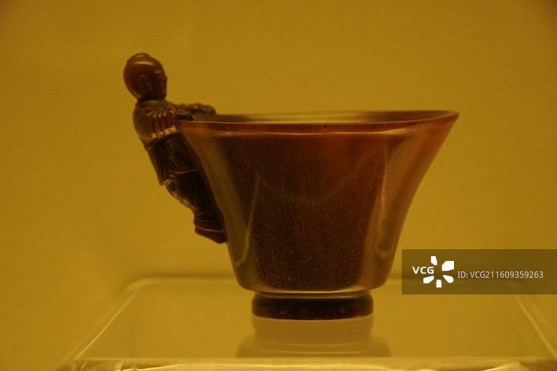 上海博物馆犀角杯特展图片素材