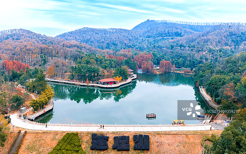 九真山秋色图片素材