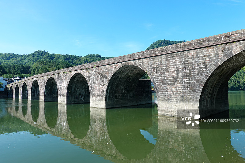 安徽省黄山市休宁县齐云山齐云小镇：图片素材