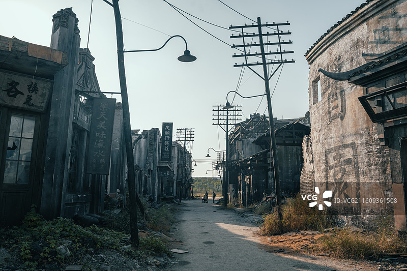 上海影视乐园《南京照相馆》拍摄地图片素材