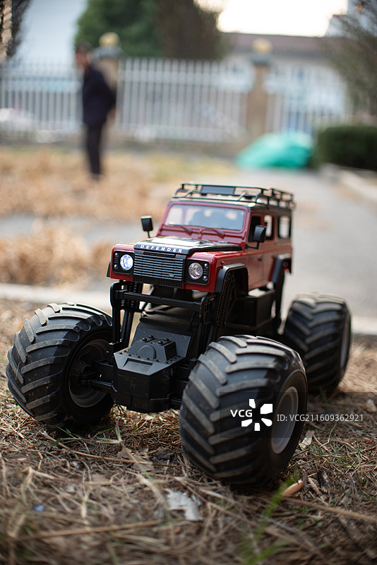 现场玩具车特写镜头图片素材