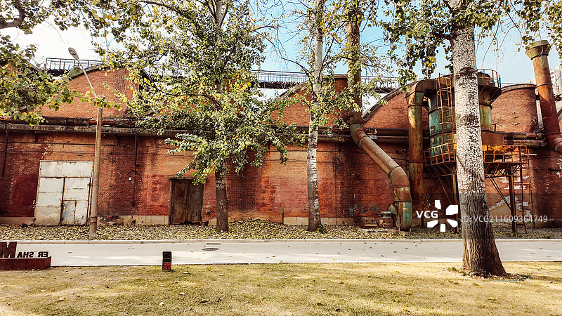 郑州二砂文创园-包豪斯建筑-磨街图片素材