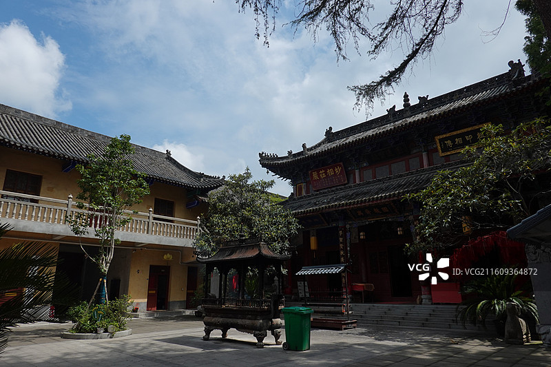 陕西省汉中市汉台区汉中万寿寺：圆通宝殿图片素材