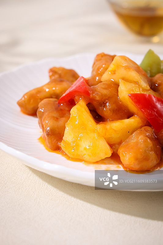 菠萝咕咾肉图片素材