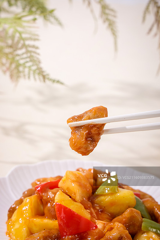 菠萝咕咾肉图片素材