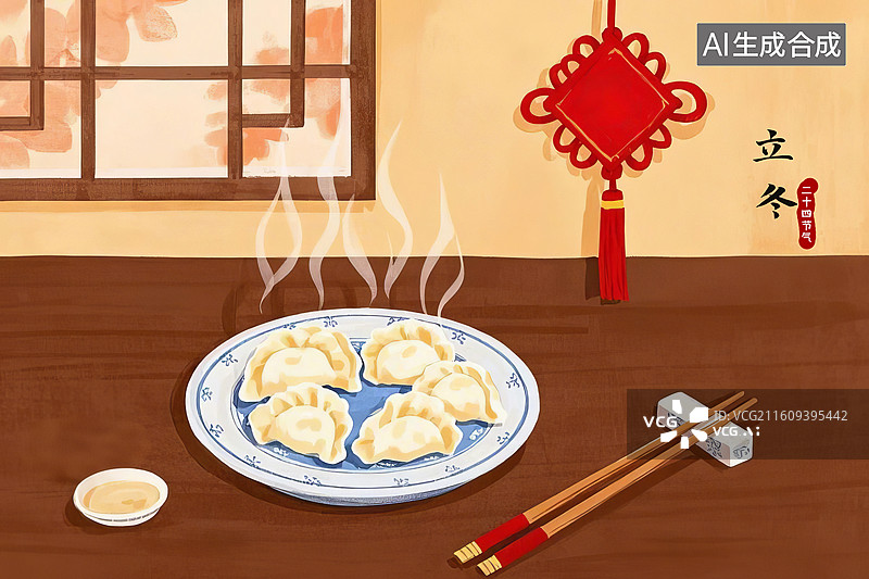 【AI数字艺术】立冬图片素材