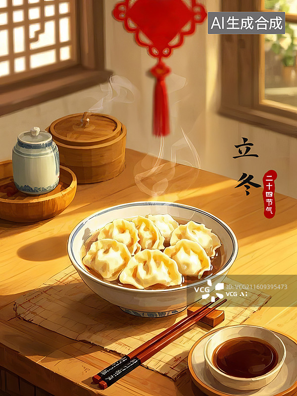 【AI数字艺术】立冬图片素材