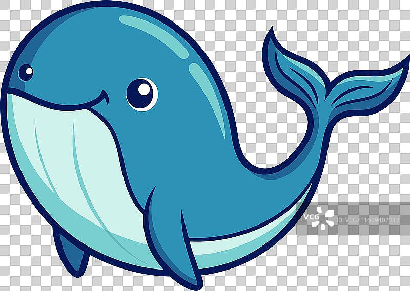 加拉帕戈斯鳐鱼，可爱风格图片素材