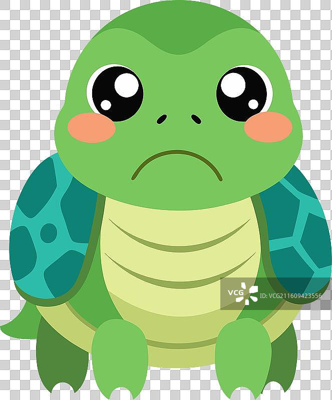 加拉帕戈斯陆龟 愤怒 卡哇伊图片素材