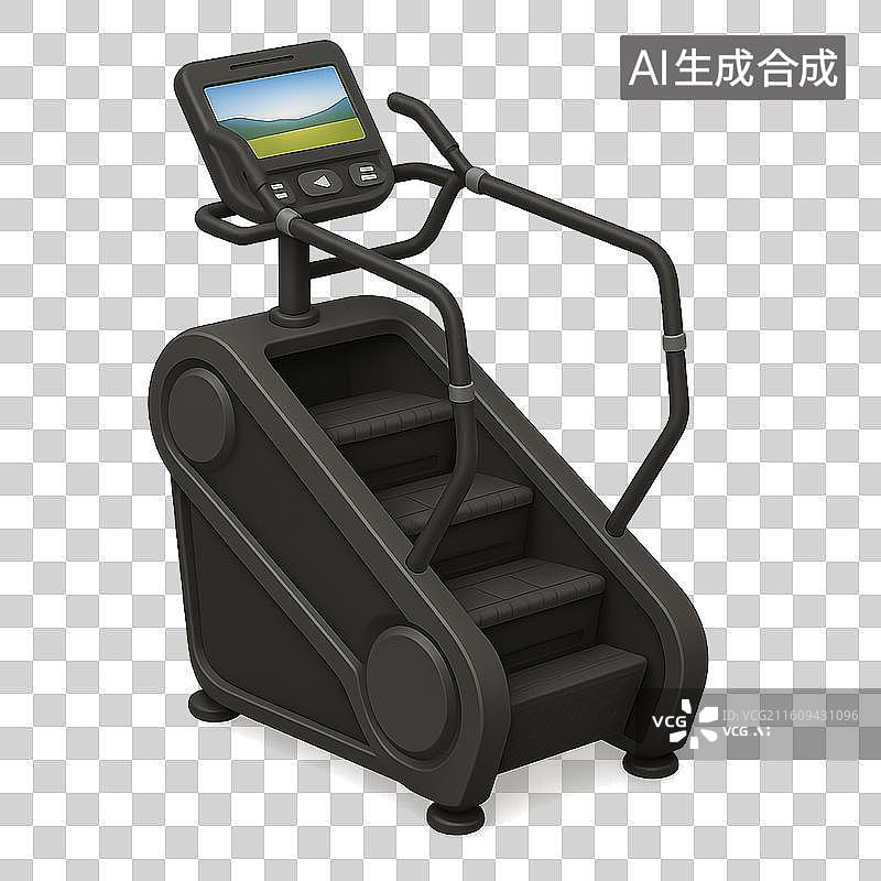 【AI数字艺术】健身器材爬楼机图片素材