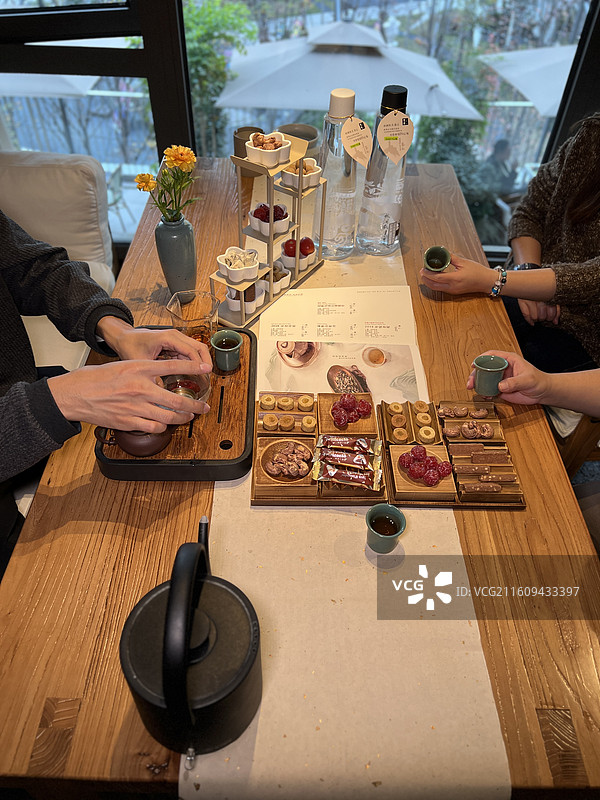 优雅高级茶餐空间下午茶晚餐图片素材