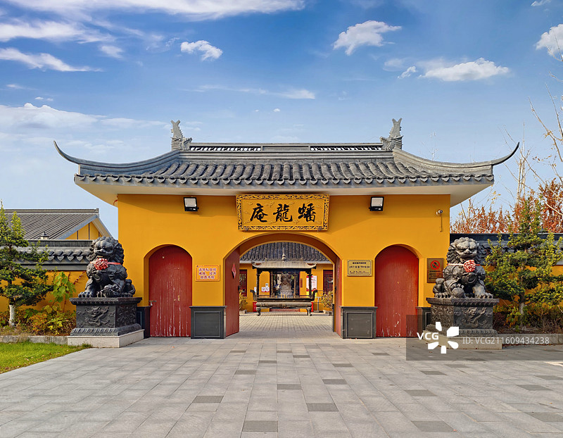 上海青浦蟠龙庵（位于上海青浦蟠龙新天地）图片素材