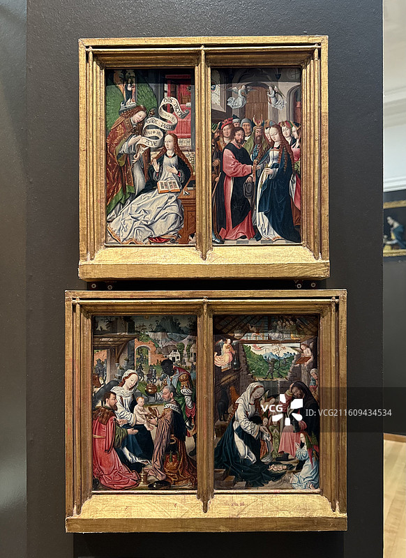 英国剑桥菲茨威廉博物馆展出的世界名画图片素材