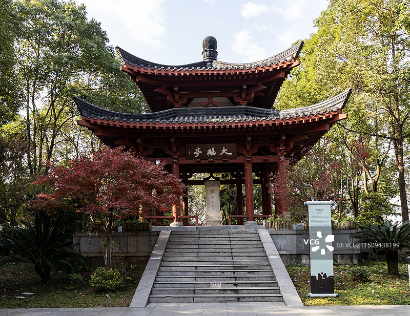 江油李白故里大鹏厅图片素材