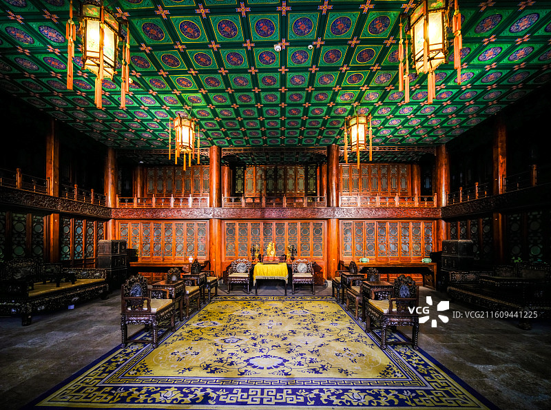 北京恭王府-锡晋斋（和珅卧室）图片素材