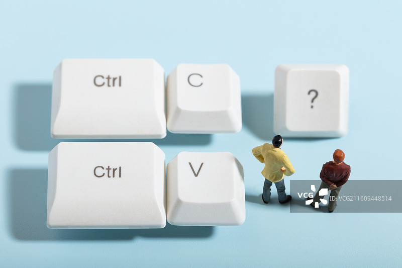 微缩创意ctrl c和ctrl v复制粘贴图片素材