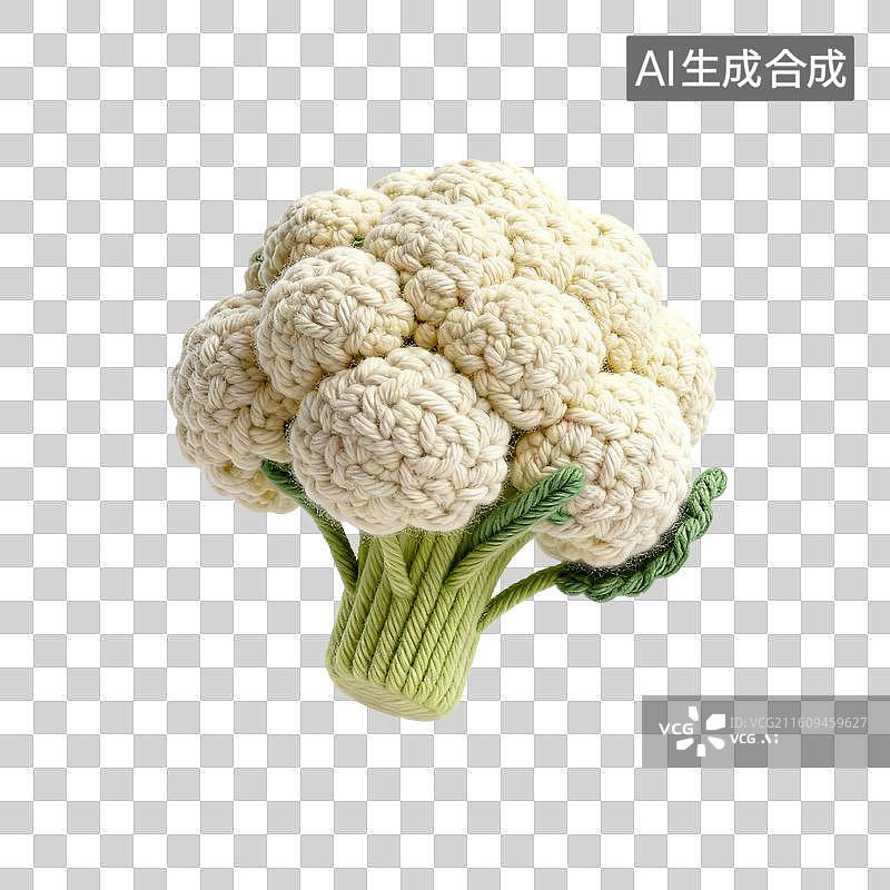 【AI数字艺术】针织花椰菜图片素材
