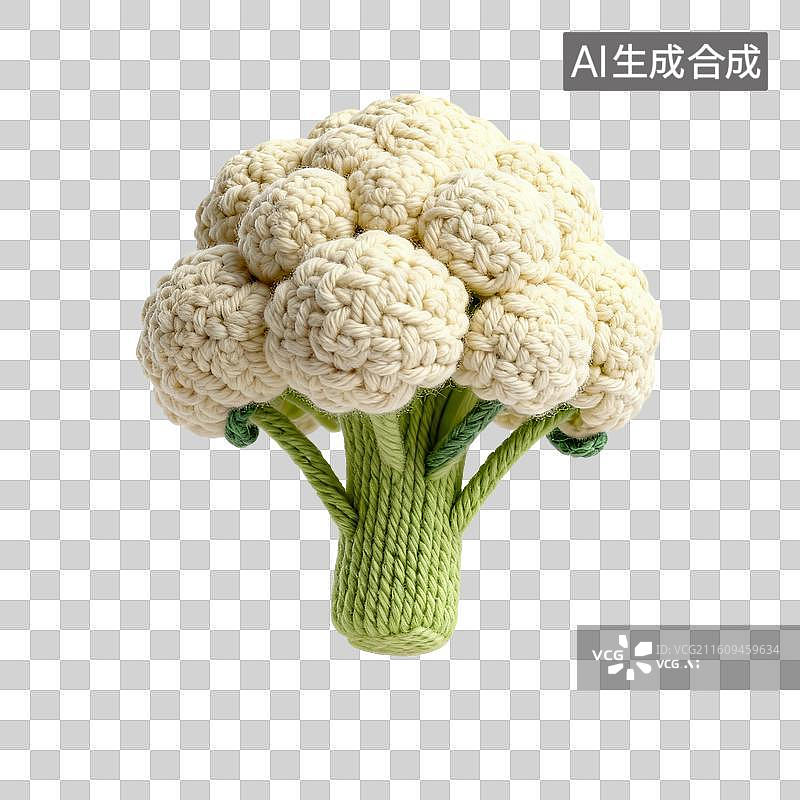 【AI数字艺术】针织花椰菜图片素材