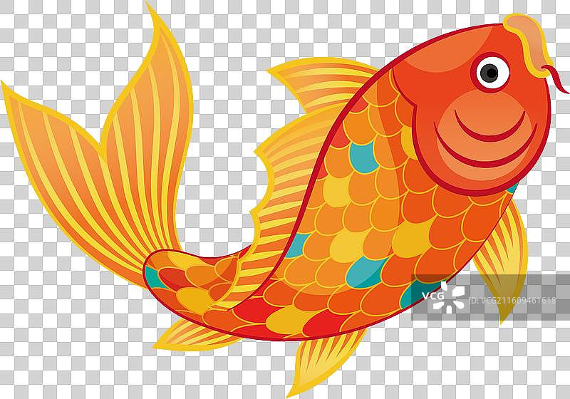 腾空跳跃的锦鲤图片素材