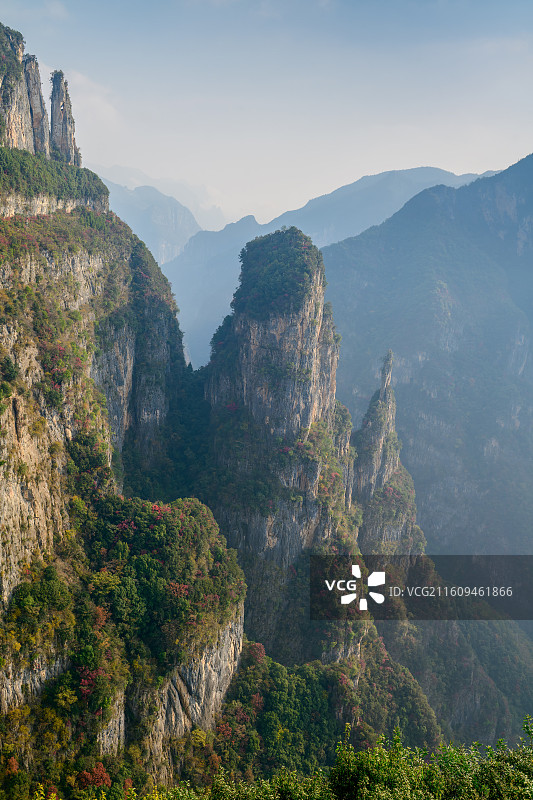 巫山神女景区奇峰图片素材