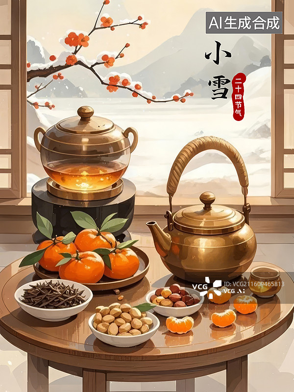 【AI数字艺术】小雪图片素材